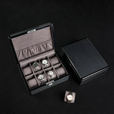 مشاهدة صندوق مع 8 فتحات لتخزين الساعات